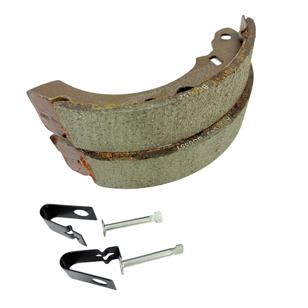 Juego de bandas de freno con pines y platinas para motocarro